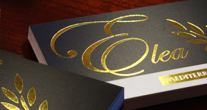 gold foil stamped business cards printing